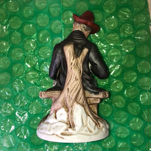 Vintage Art Mark Americana Statue Old Man #5835 7 - Picture 3 of 7